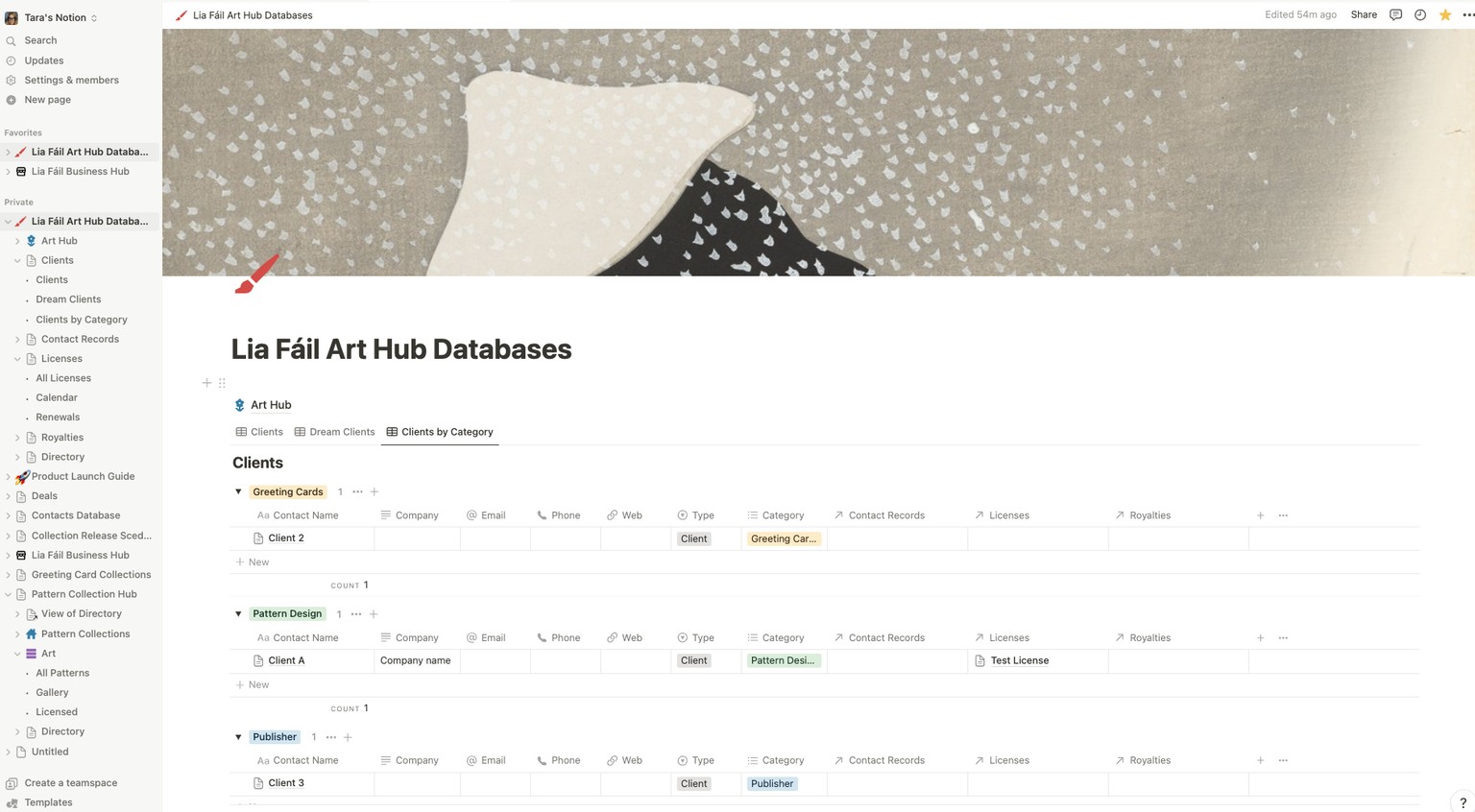 Art Hub DB - image 1 - student project