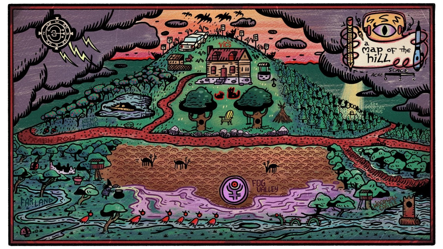 Map of the Hill - image 6 - student project