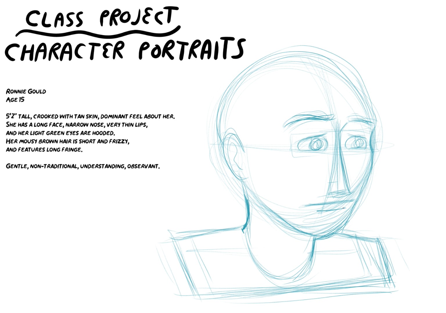 Portrait of Ronnie - image 3 - student project