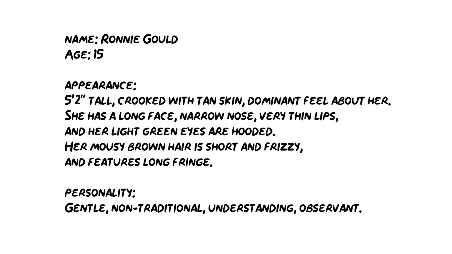 Portrait of Ronnie - image 2 - student project