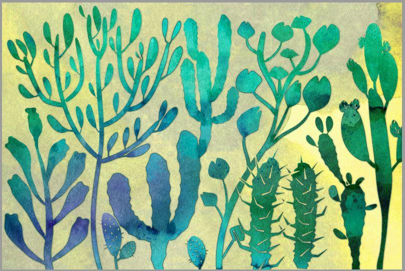 Succulent Watercolor - image 1 - student project