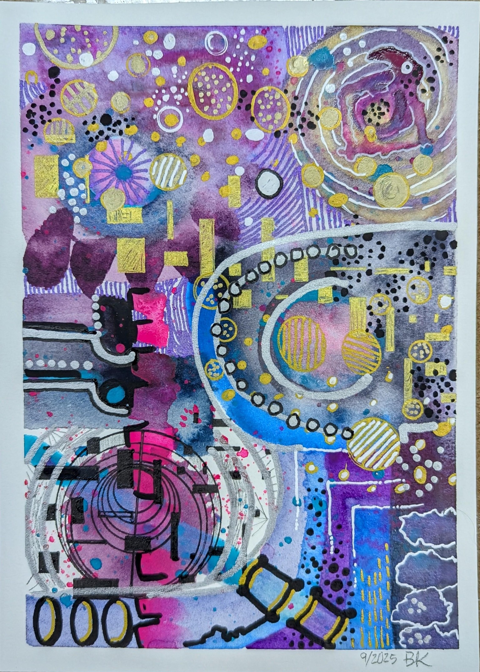 Kandisky inspired abstract art - image 2 - student project