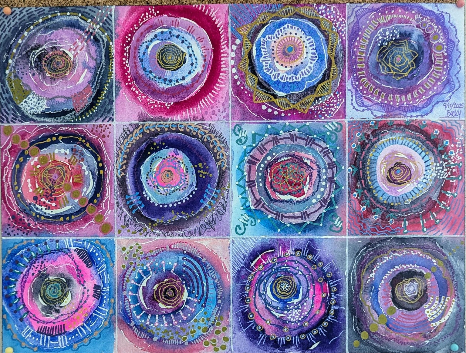 Kandisky inspired abstract art - image 1 - student project