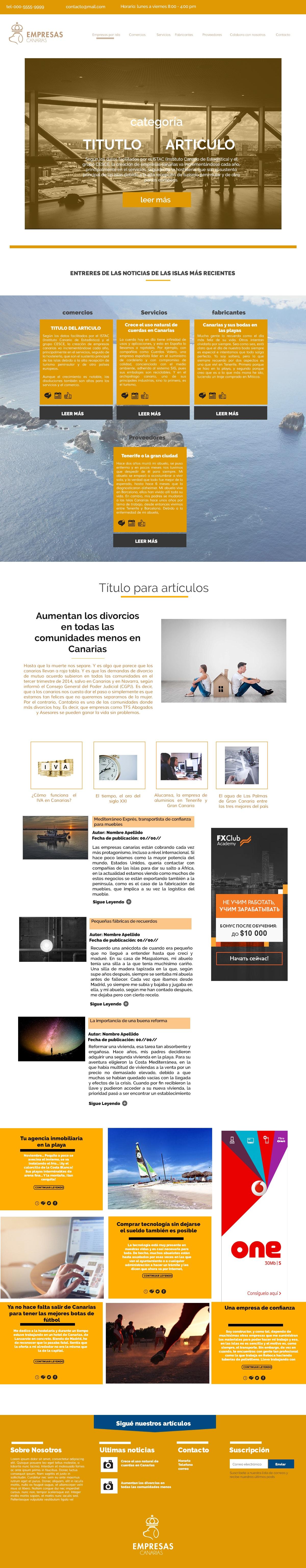 Empresas canarias - image 1 - student project