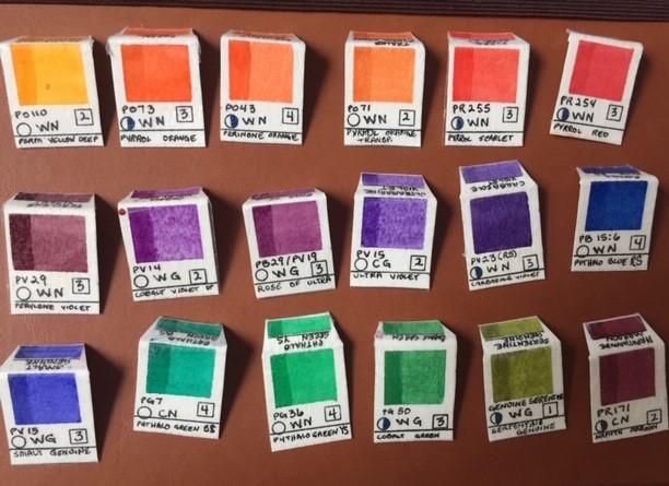 Cataloging Watercolors - image 2 - student project
