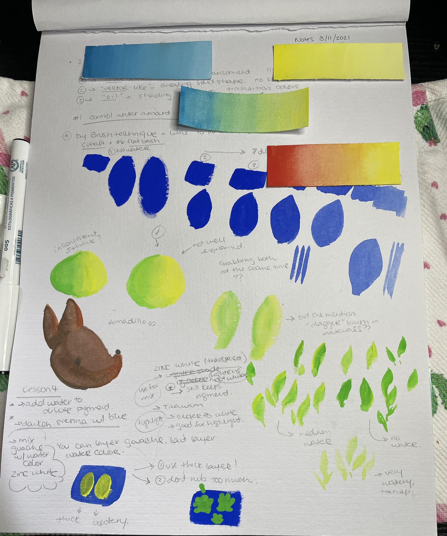 Gouache Practice - image 2 - student project