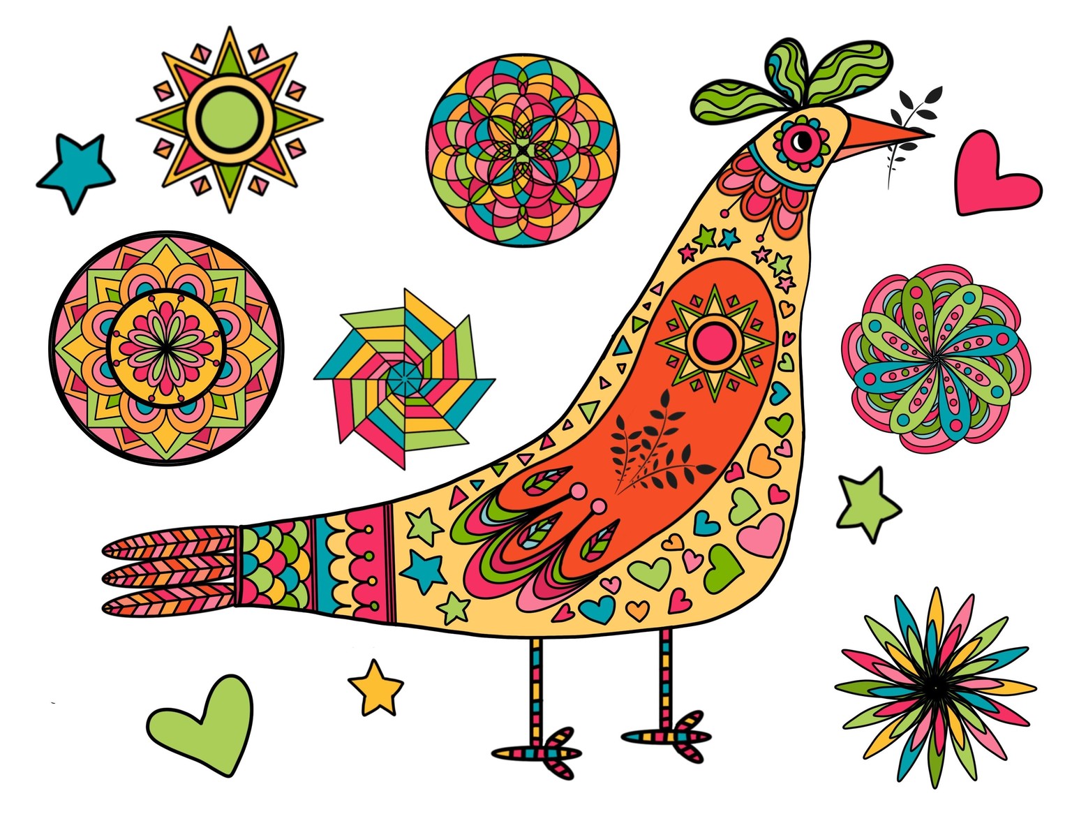 Coloring page - image 1 - student project