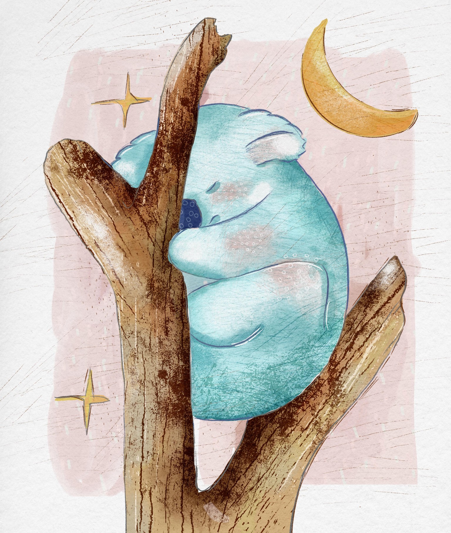 Cute gauche koala bear - image 1 - student project