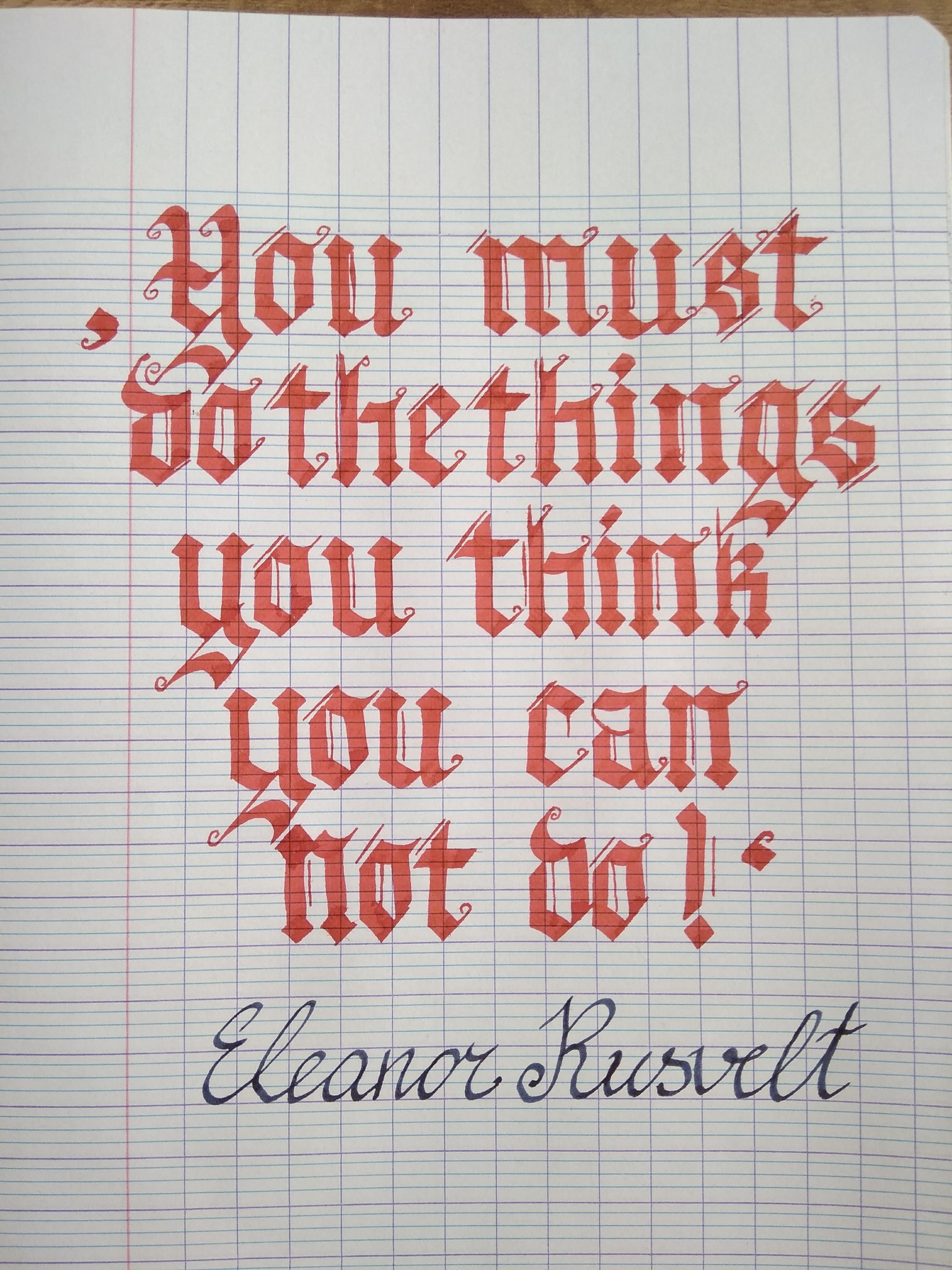 You must do the things... - image 1 - student project
