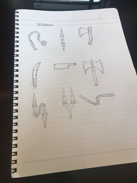 Elemental Weapons Design - image 2 - student project