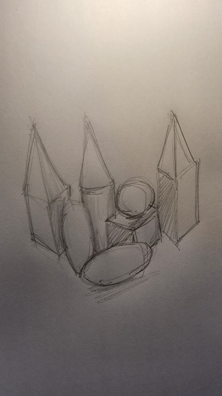 Sketching for the first time - image 2 - student project