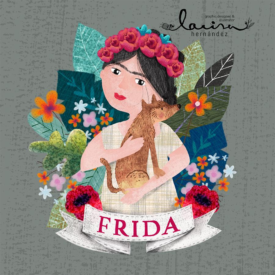 Frida and her dog - image 1 - student project
