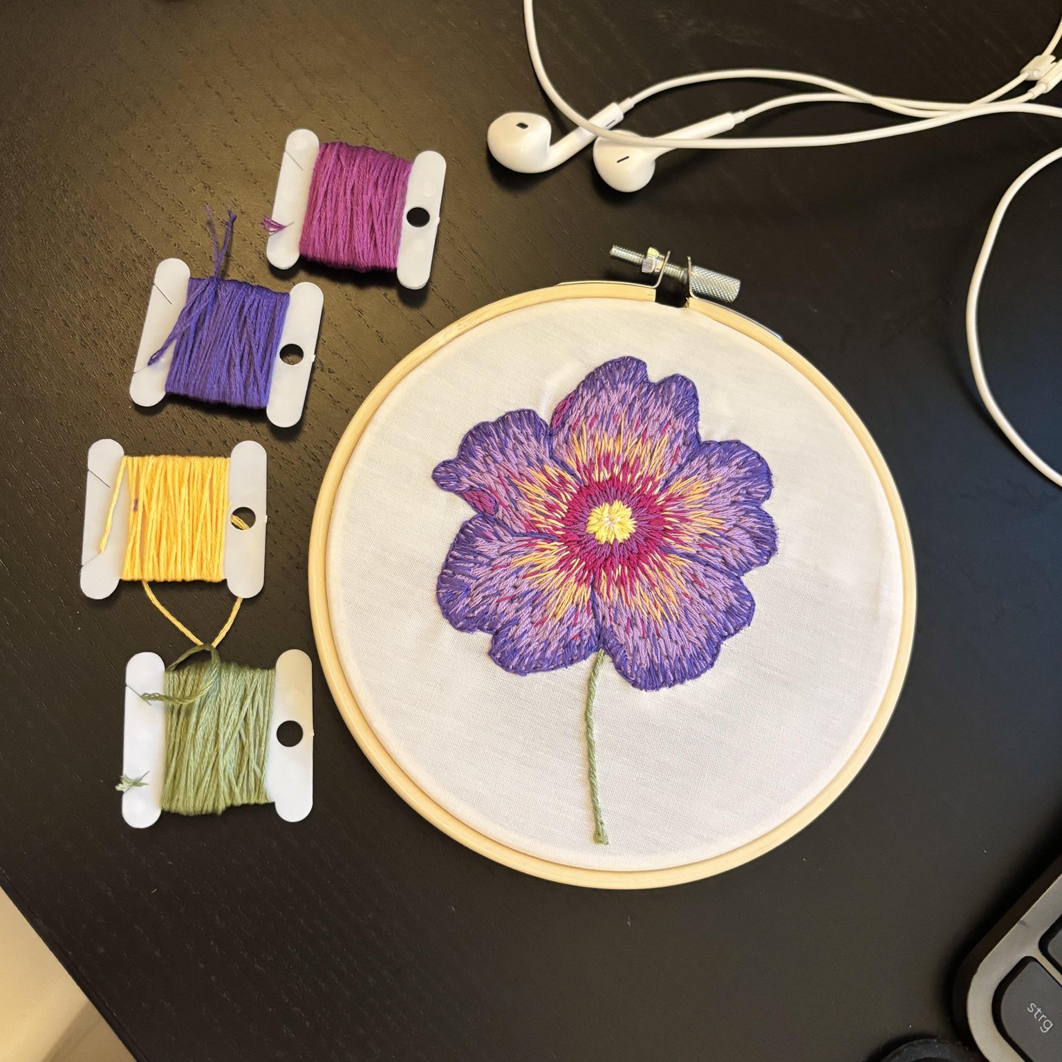 Embroidered Flower - image 1 - student project