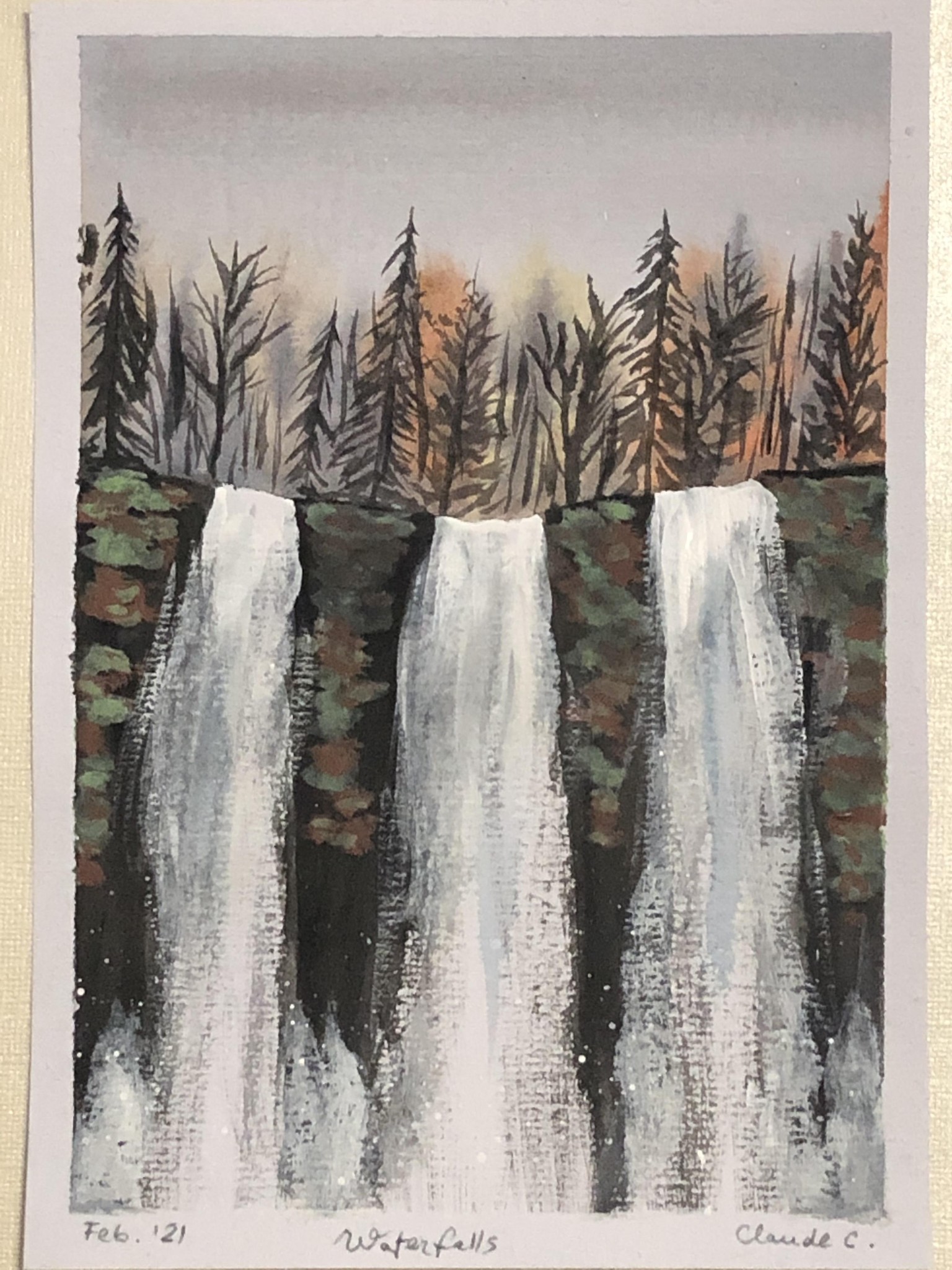 Waterfalls and Tuscan Trees - image 1 - student project