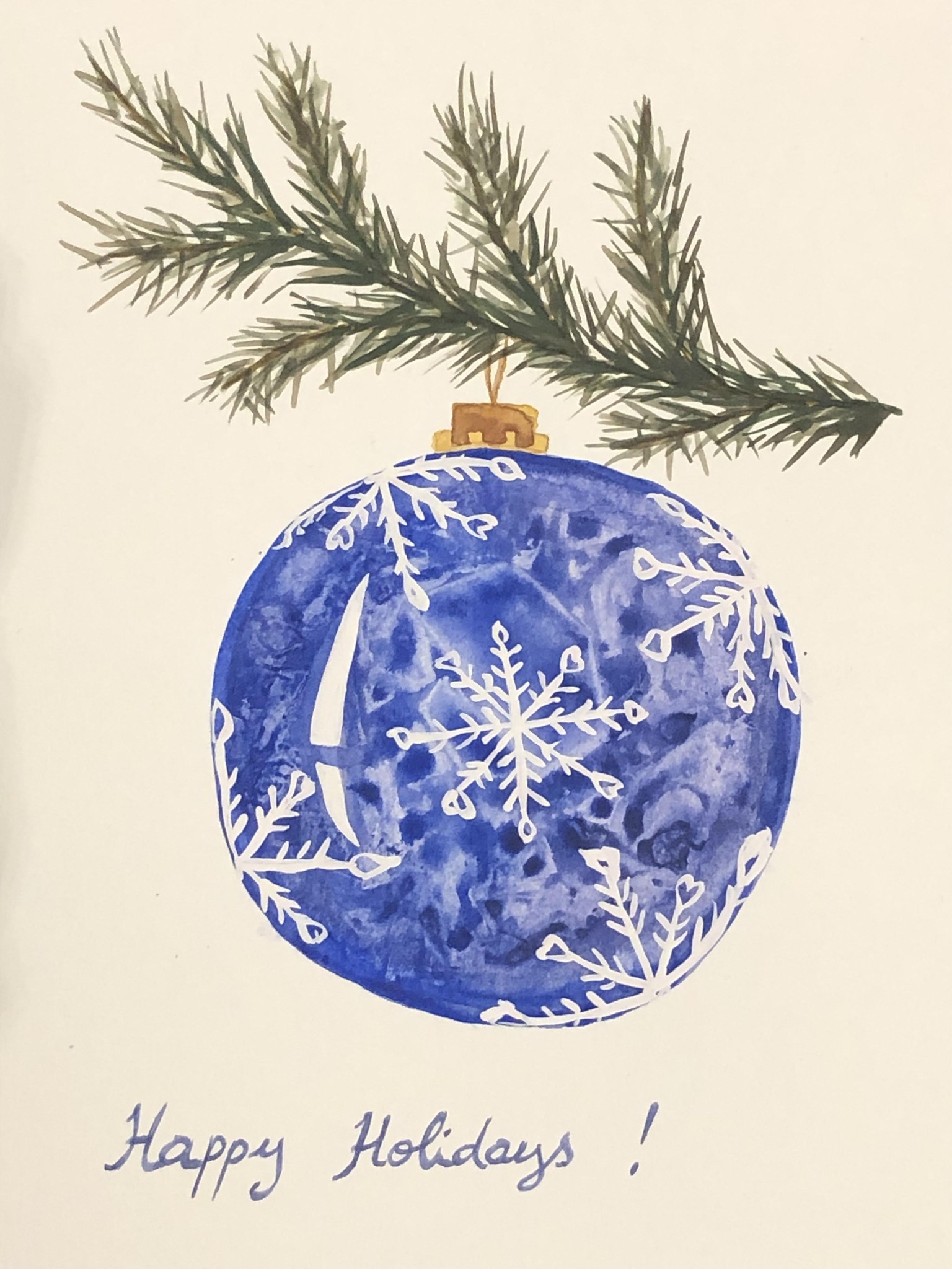 Winter illustrations into Christmas cards - image 2 - student project