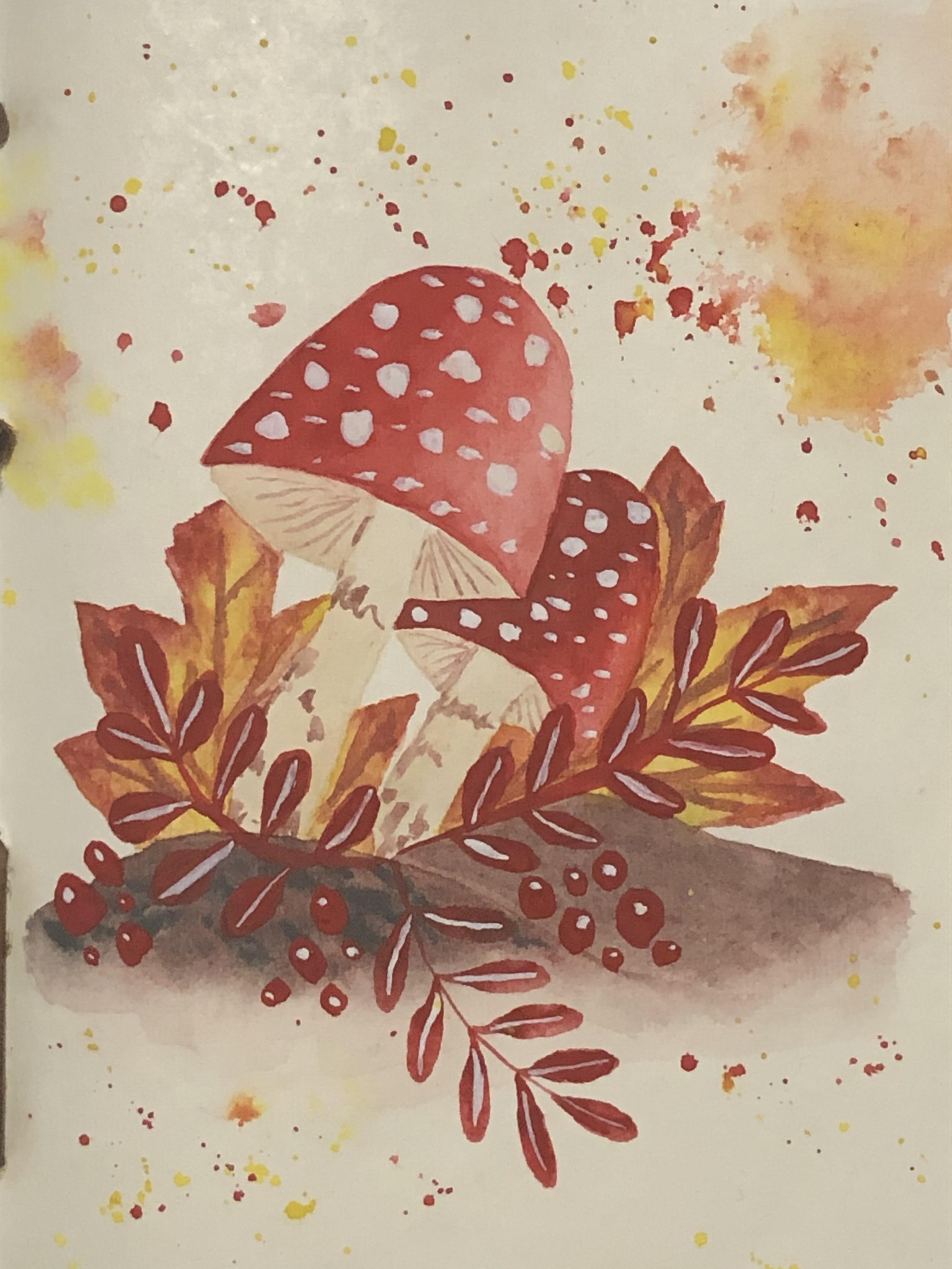 Autumn little Mushrooms - image 1 - student project