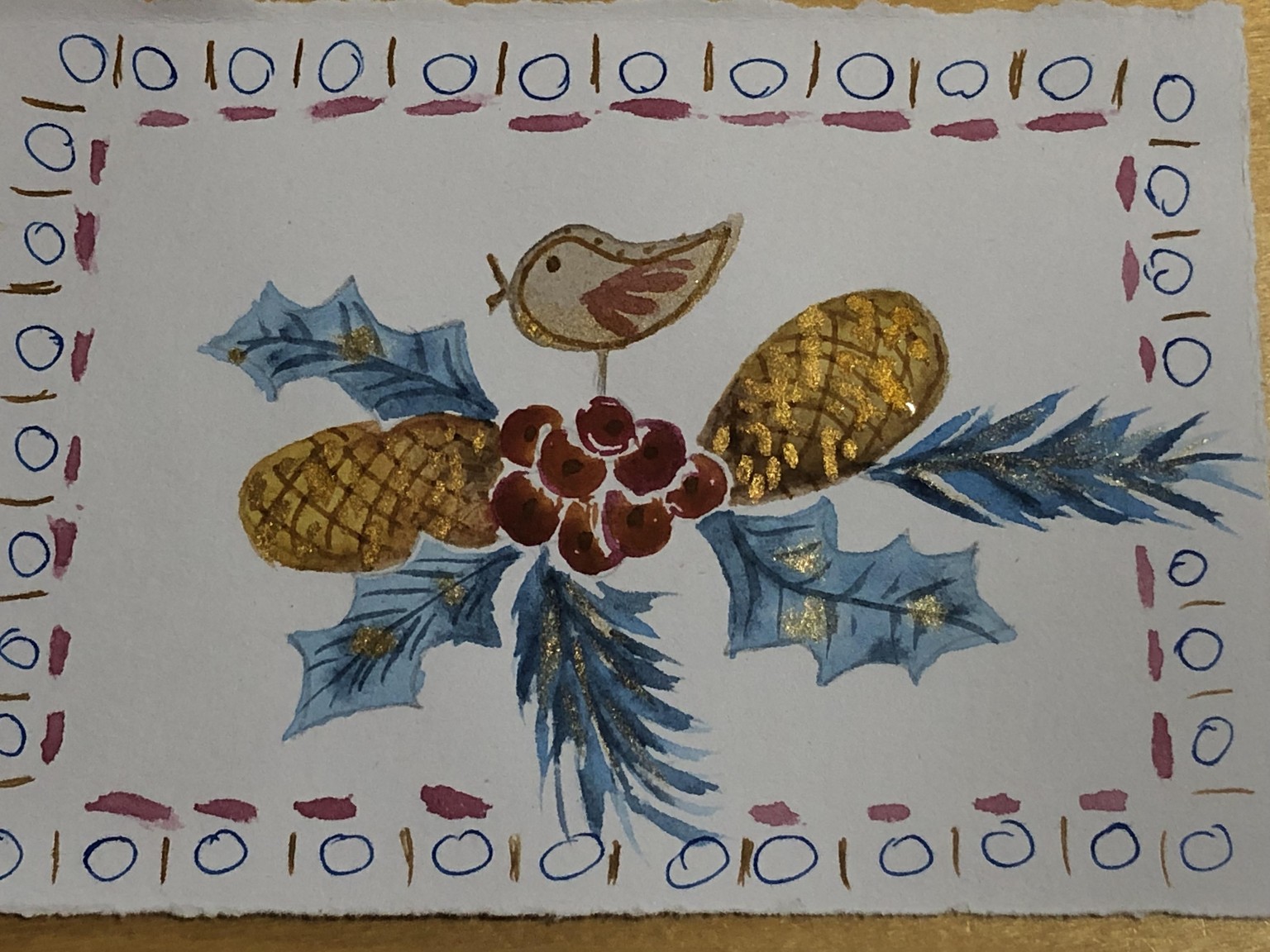Shiny Christmas cards in January! ;-) - image 3 - student project