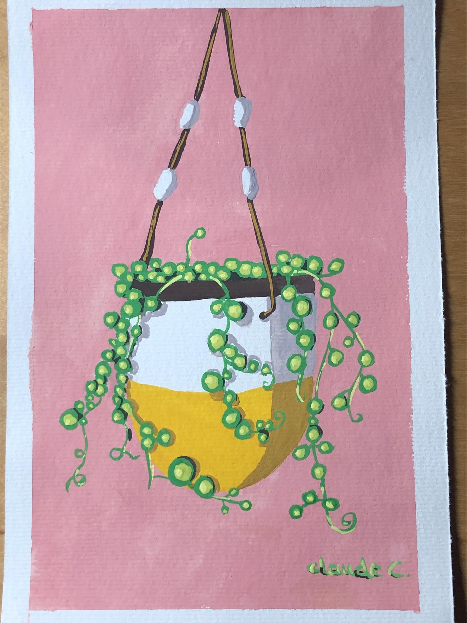 Gouache Houseplant - image 1 - student project