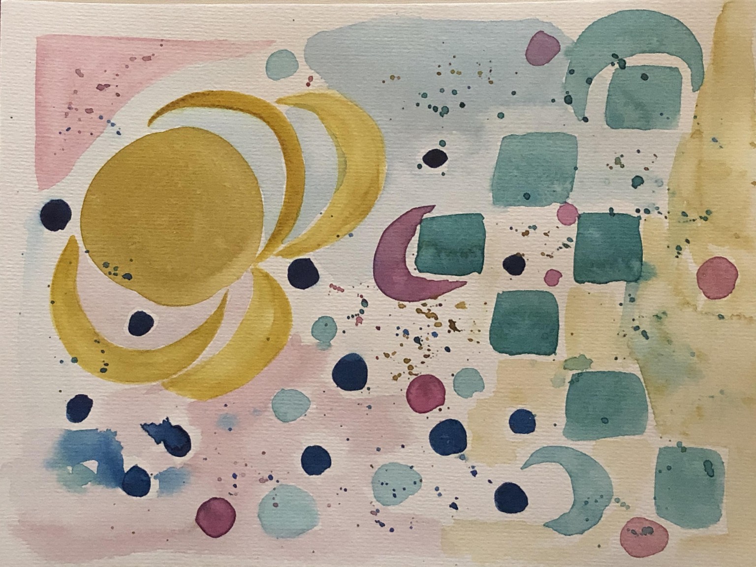 Abstract Watercolor - image 1 - student project