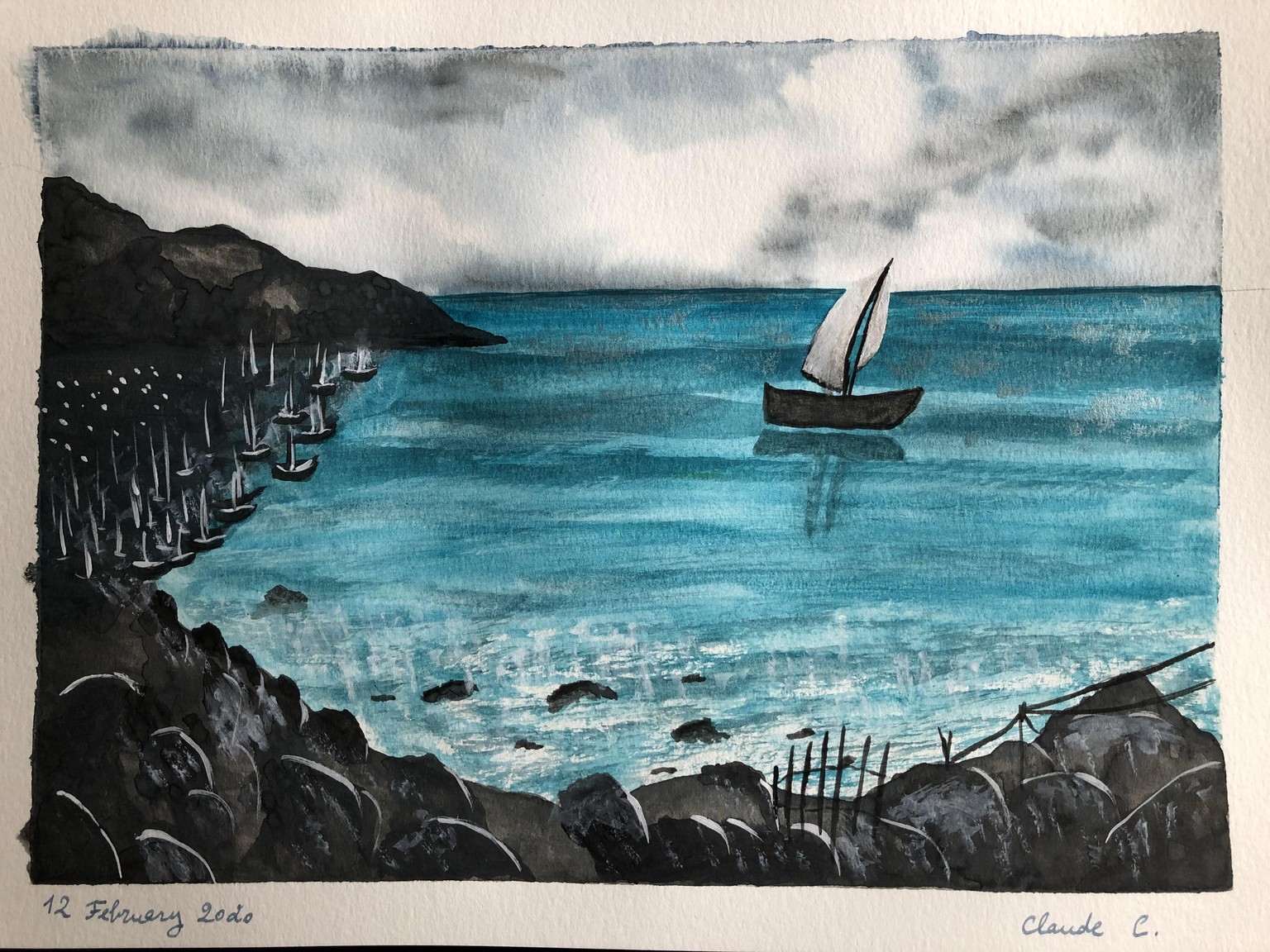 Watercolor Seascapes! - image 1 - student project