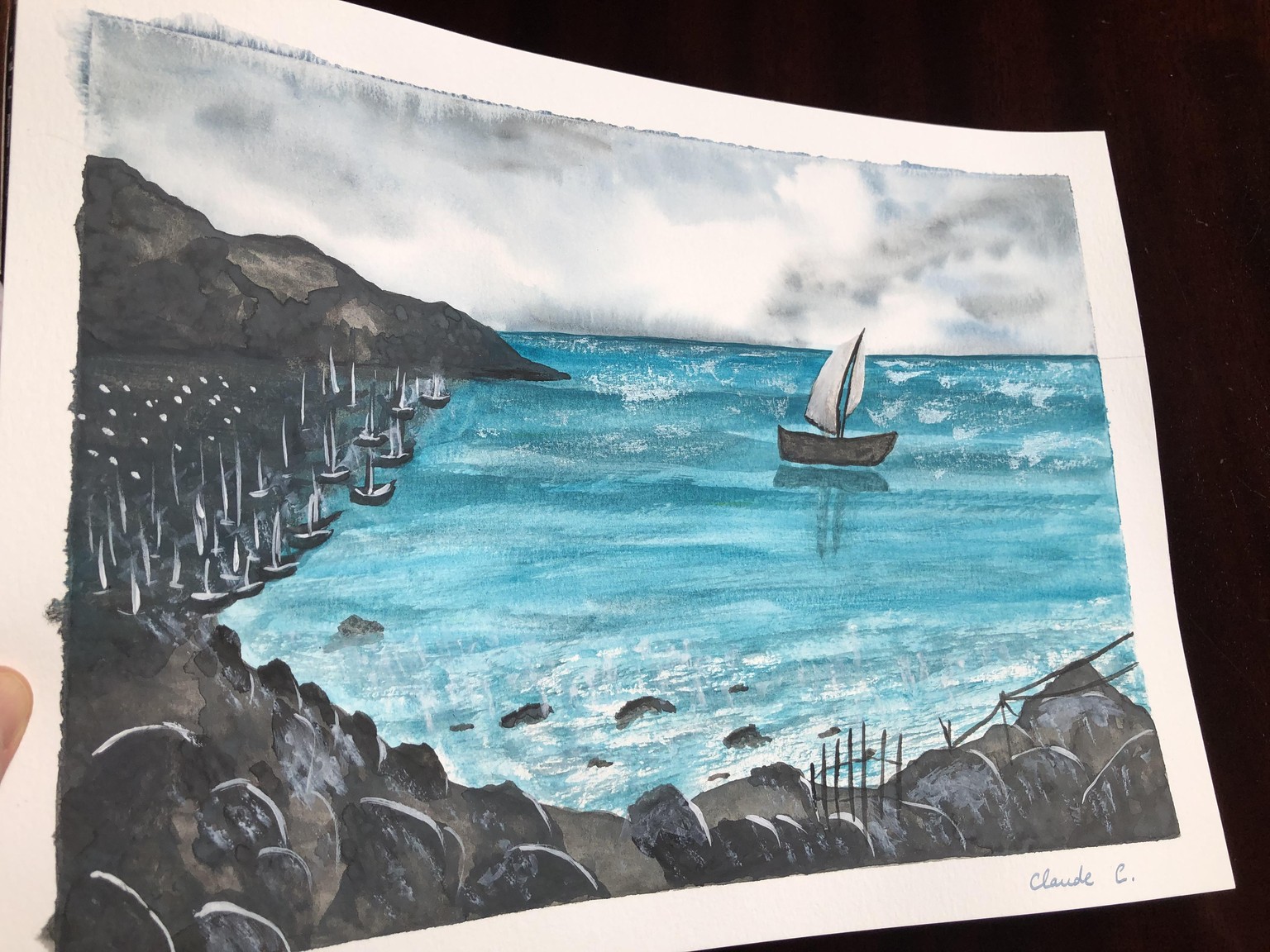 Watercolor Seascapes! - image 2 - student project