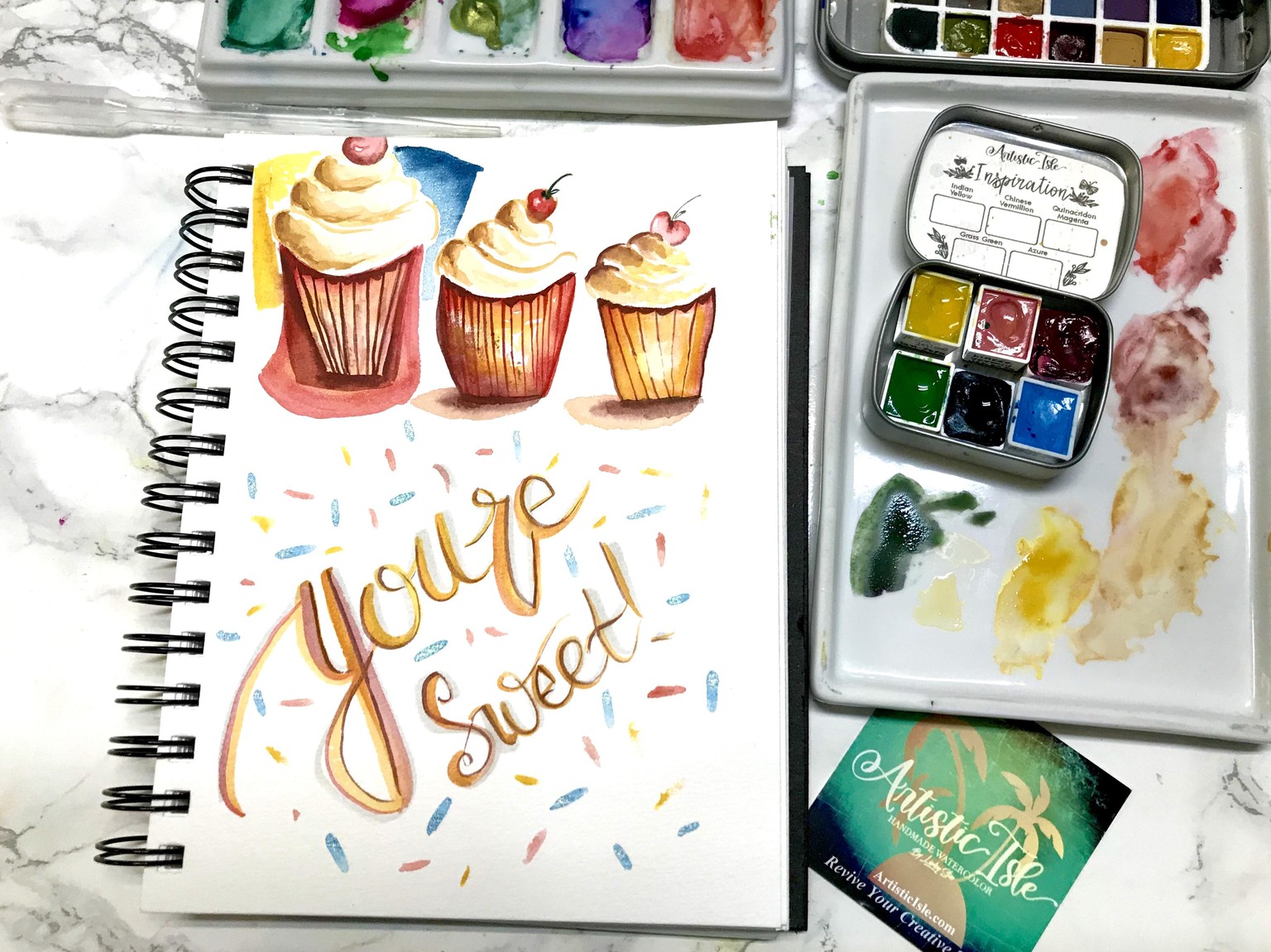 Sweet cupcake with naphthal red - image 3 - student project