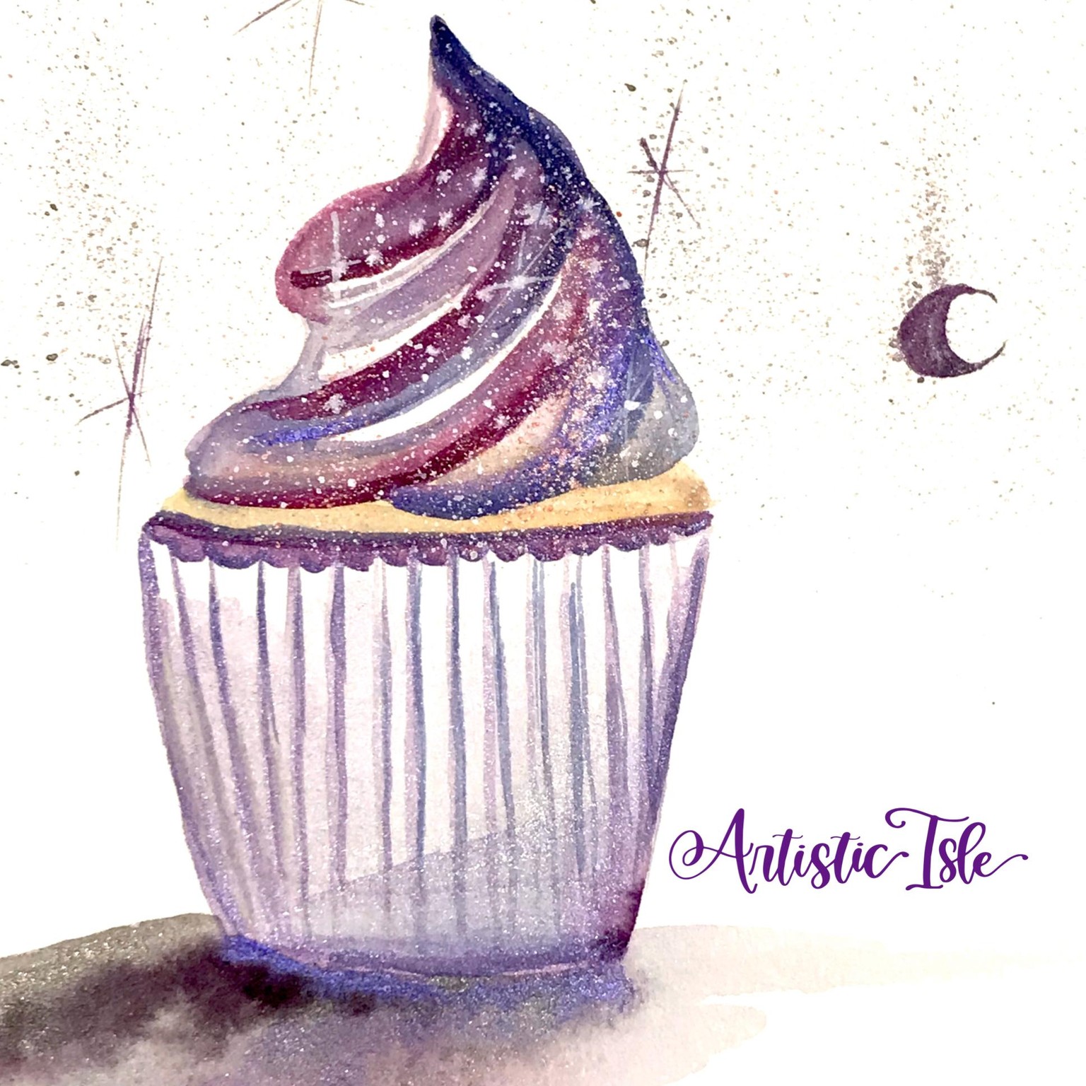 Sweet cupcake with naphthal red - image 2 - student project