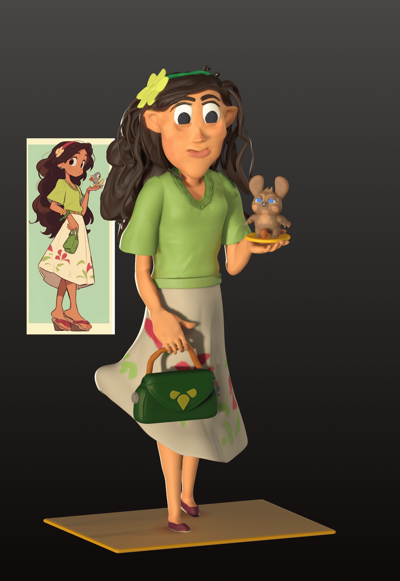 Stylized character - image 1 - student project