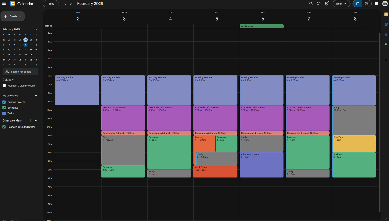 Time Blocking Schedule - image 1 - student project