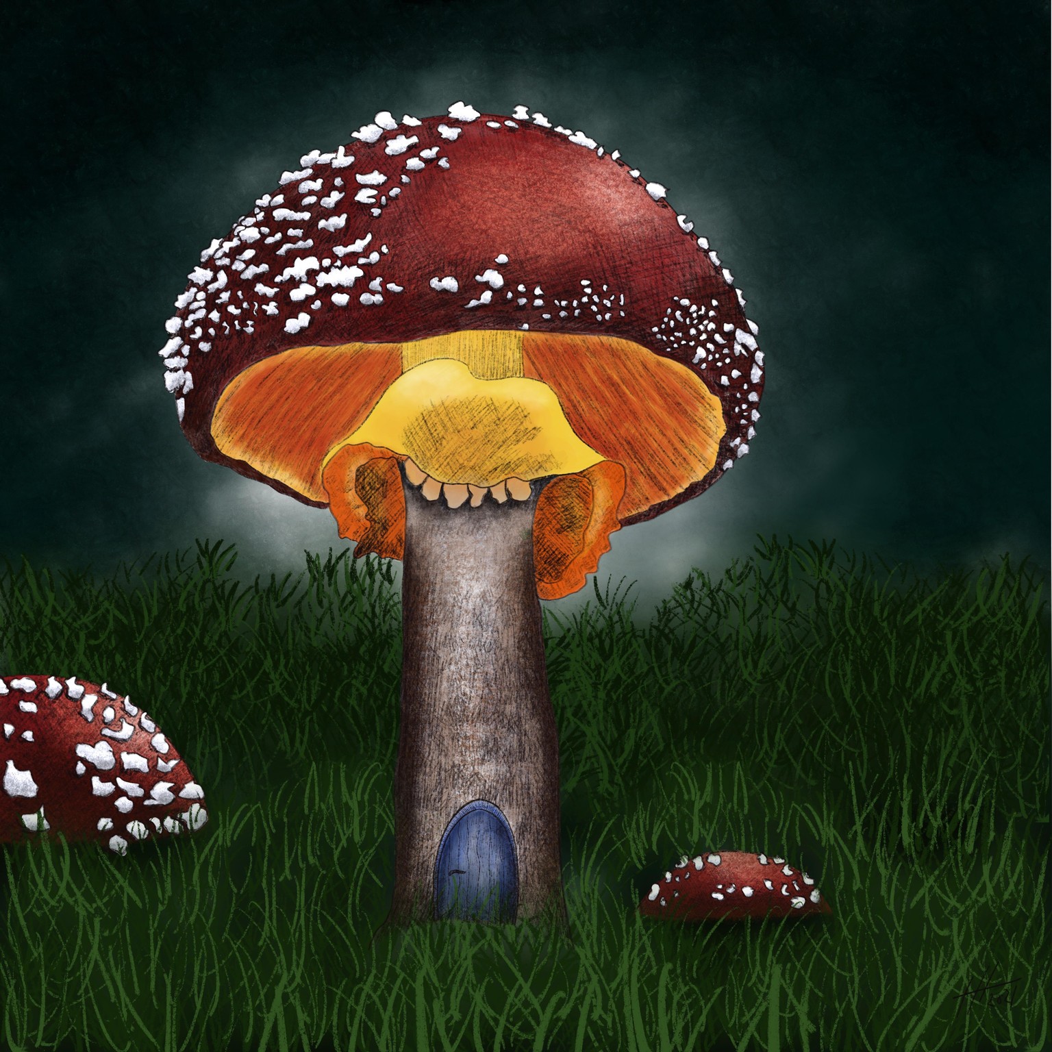 A mushroom home - image 1 - student project