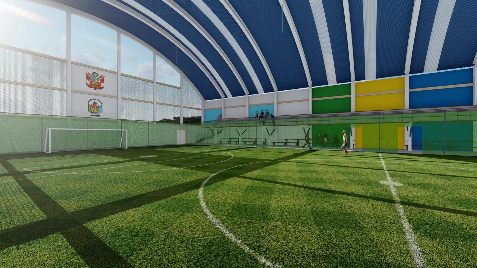 Exterior de Coliseo Deportivo - image 1 - student project