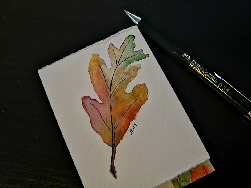 Watercolor Autumn Challange - image 1 - student project