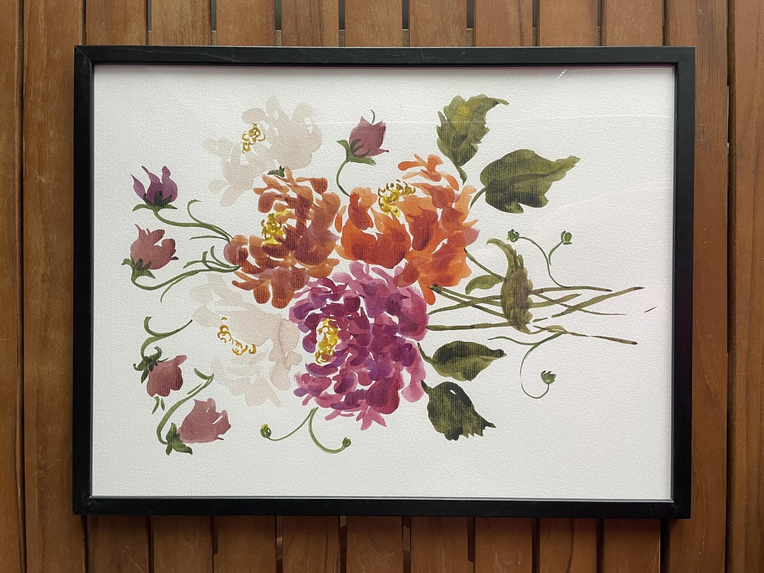 Watercolour florals - image 1 - student project