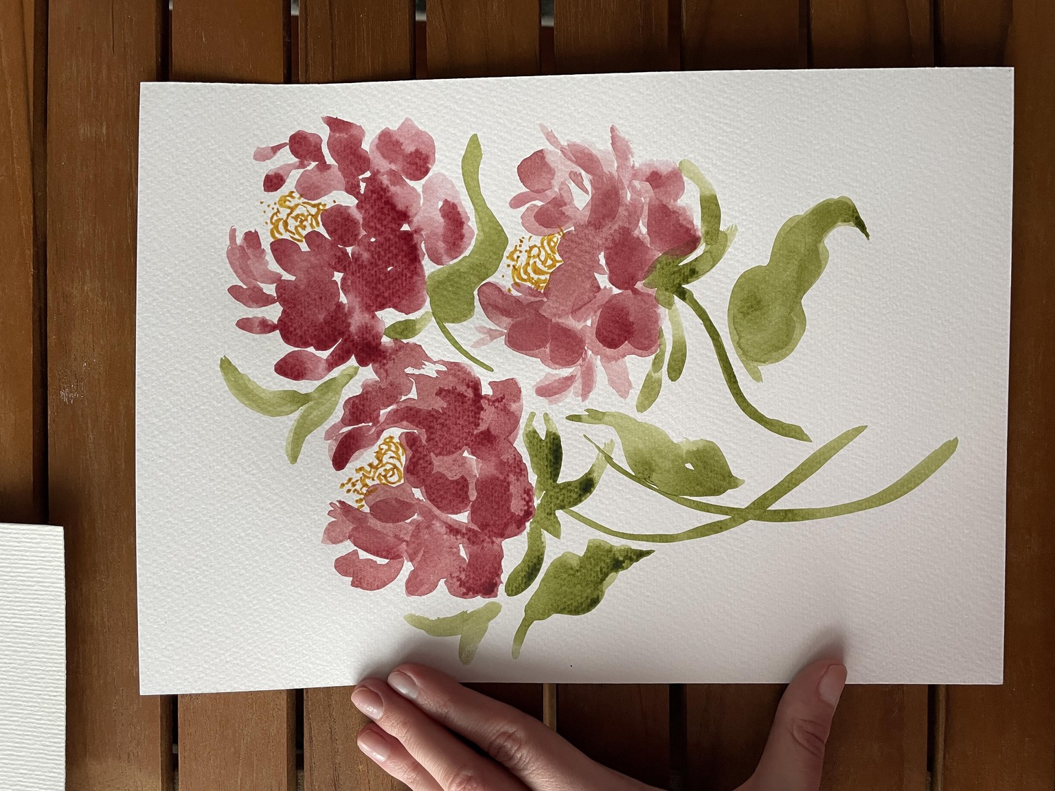 Watercolour florals - image 3 - student project