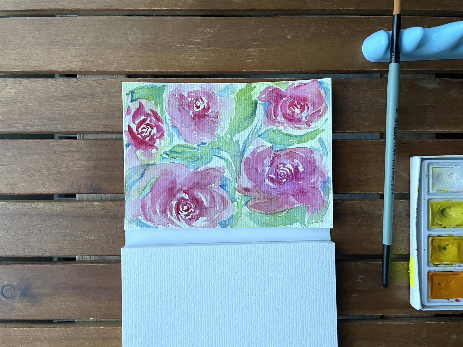 Floral postcard - image 1 - student project
