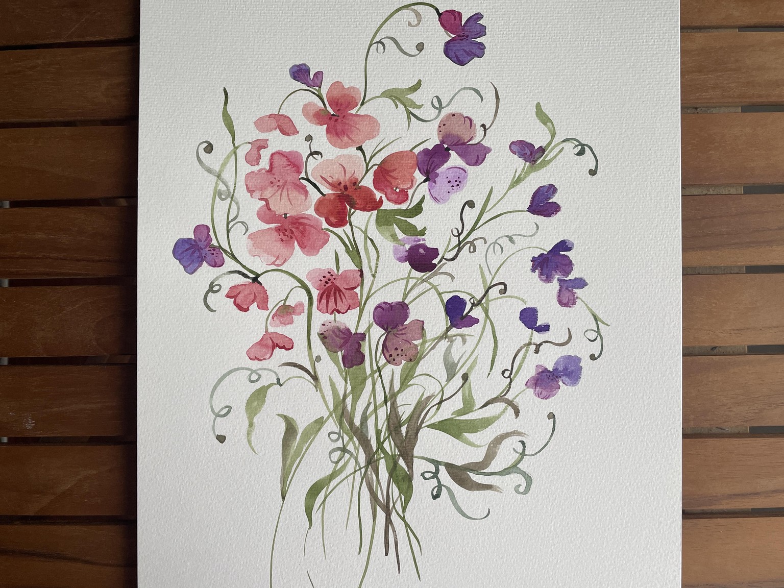 Sweet peas - image 2 - student project