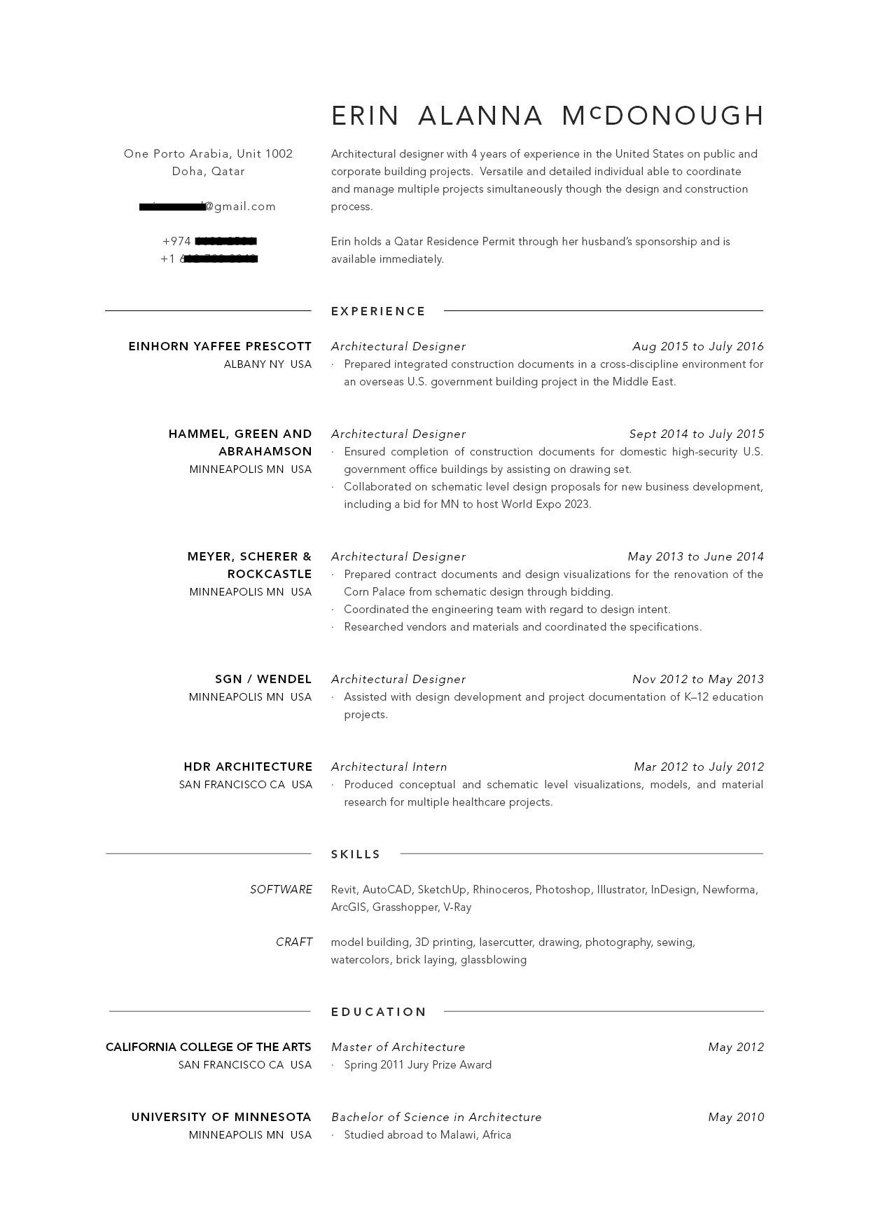 Resume Redesign 2014, 2017 - image 15 - student project