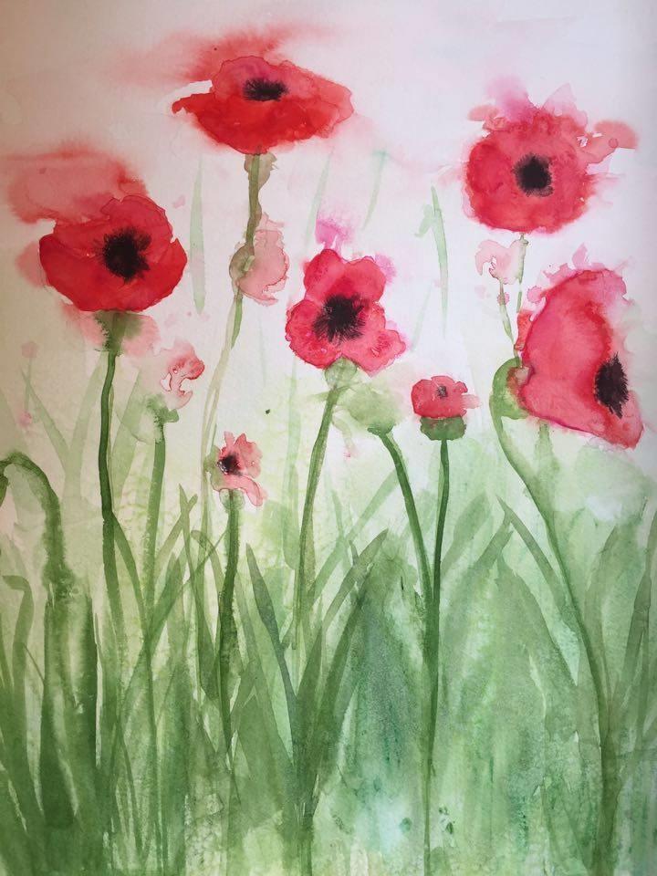 Watercolor Flowers Exercise  - image 5 - student project