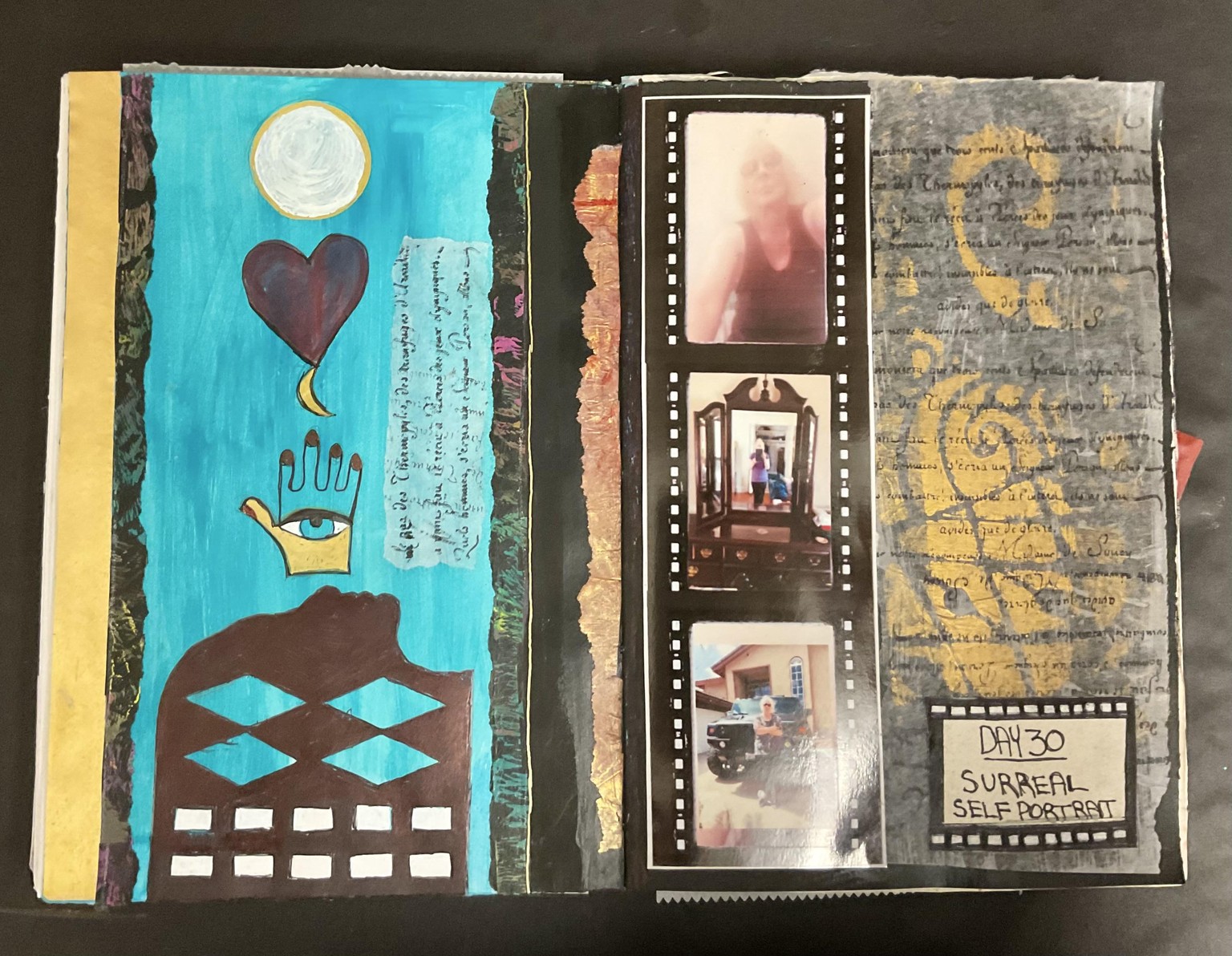 Class 5-Real & Imagined Worlds-100 Days of Collage - image 3 - student project