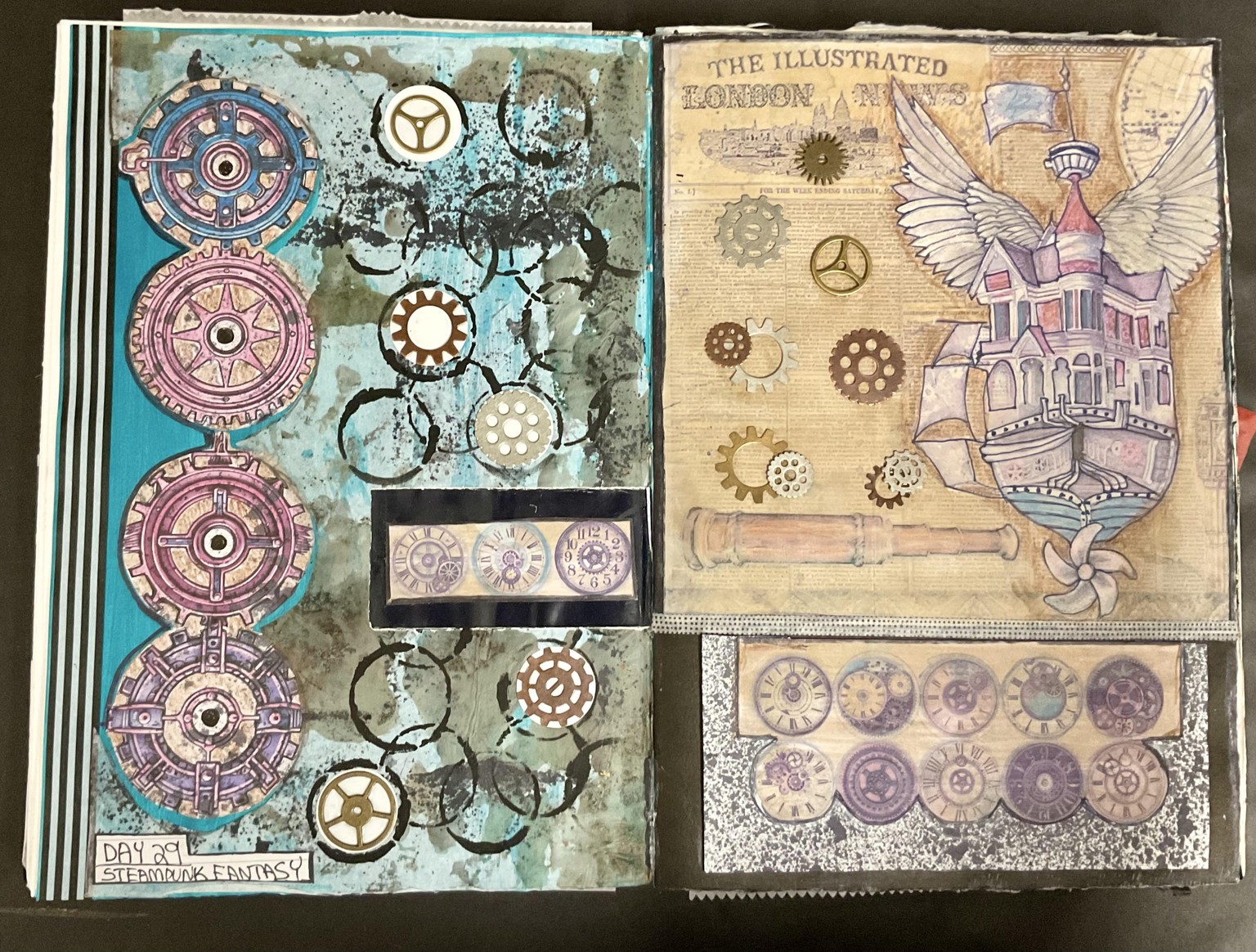 Class 5-Real & Imagined Worlds-100 Days of Collage - image 2 - student project