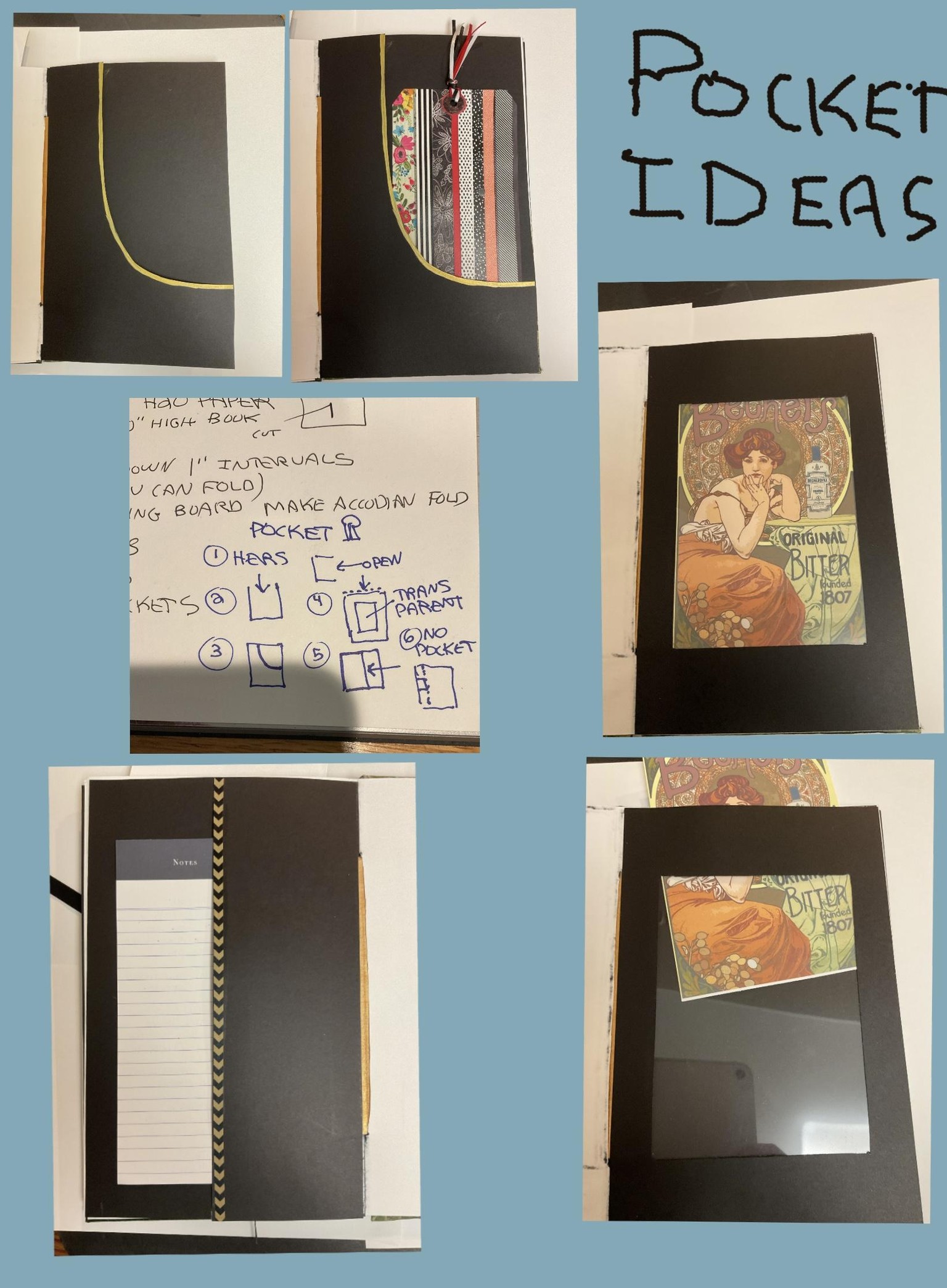 Accordion Hinge Binding with Decorative Papers - image 3 - student project