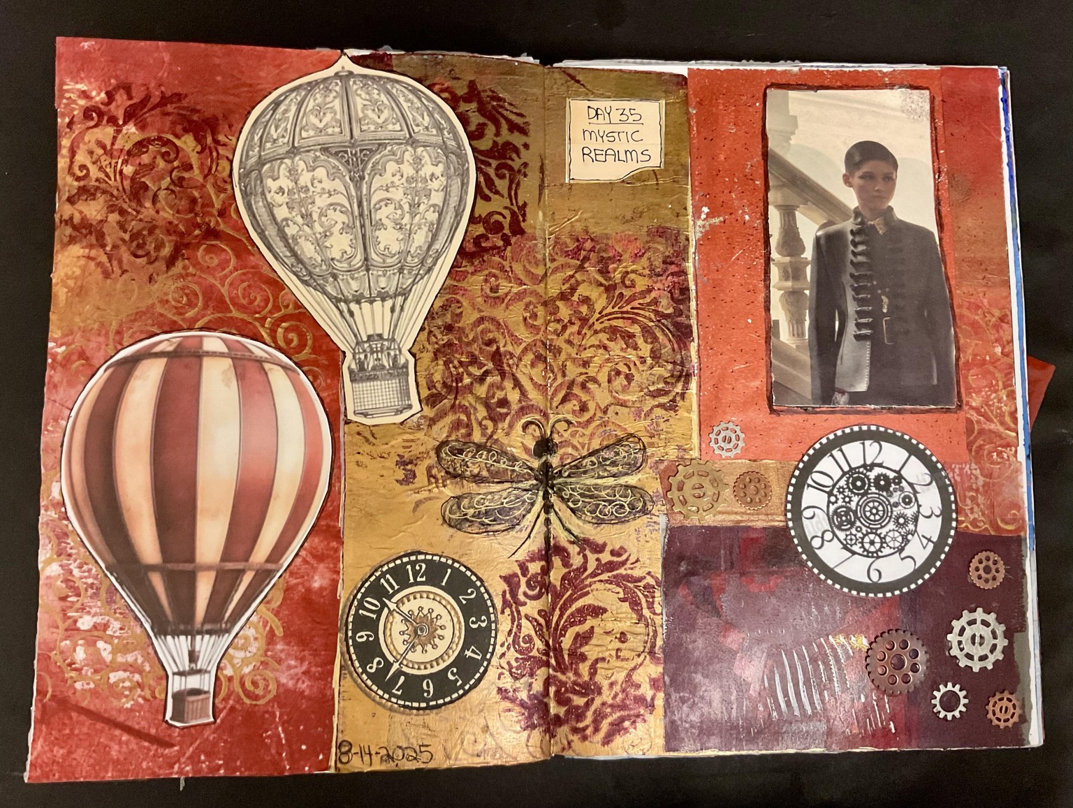 Class 5-Real & Imagined Worlds-100 Days of Collage - image 5 - student project