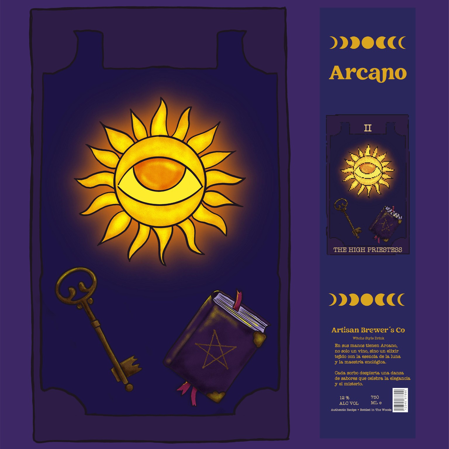 ARCANO: a magical wine & witchs experience - image 5 - student project