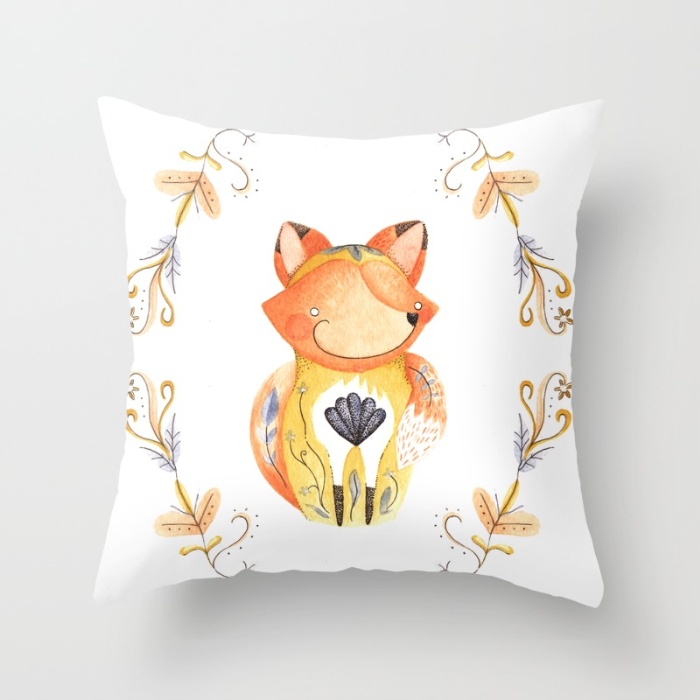 watercolor fox - image 6 - student project