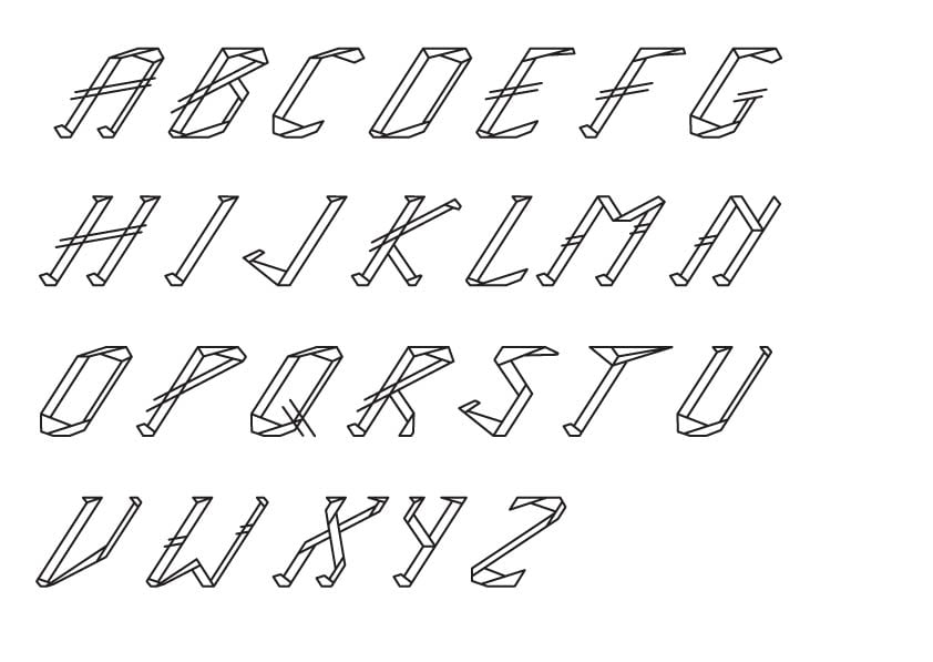 ICE TYPEFACE - image 7 - student project