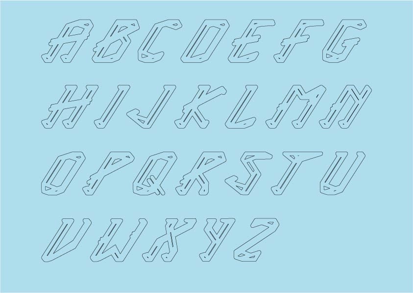 ICE TYPEFACE - image 8 - student project
