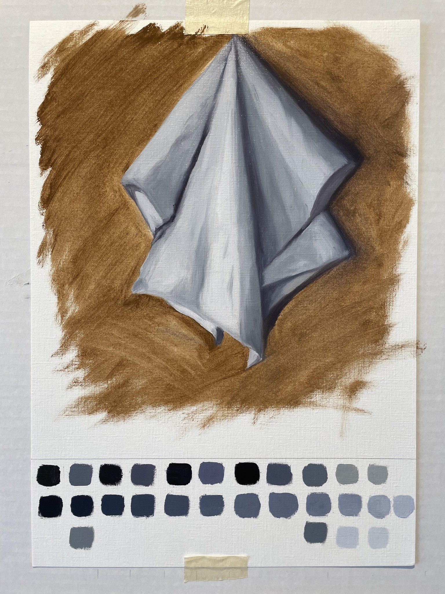 Value study- white cloth - image 1 - student project