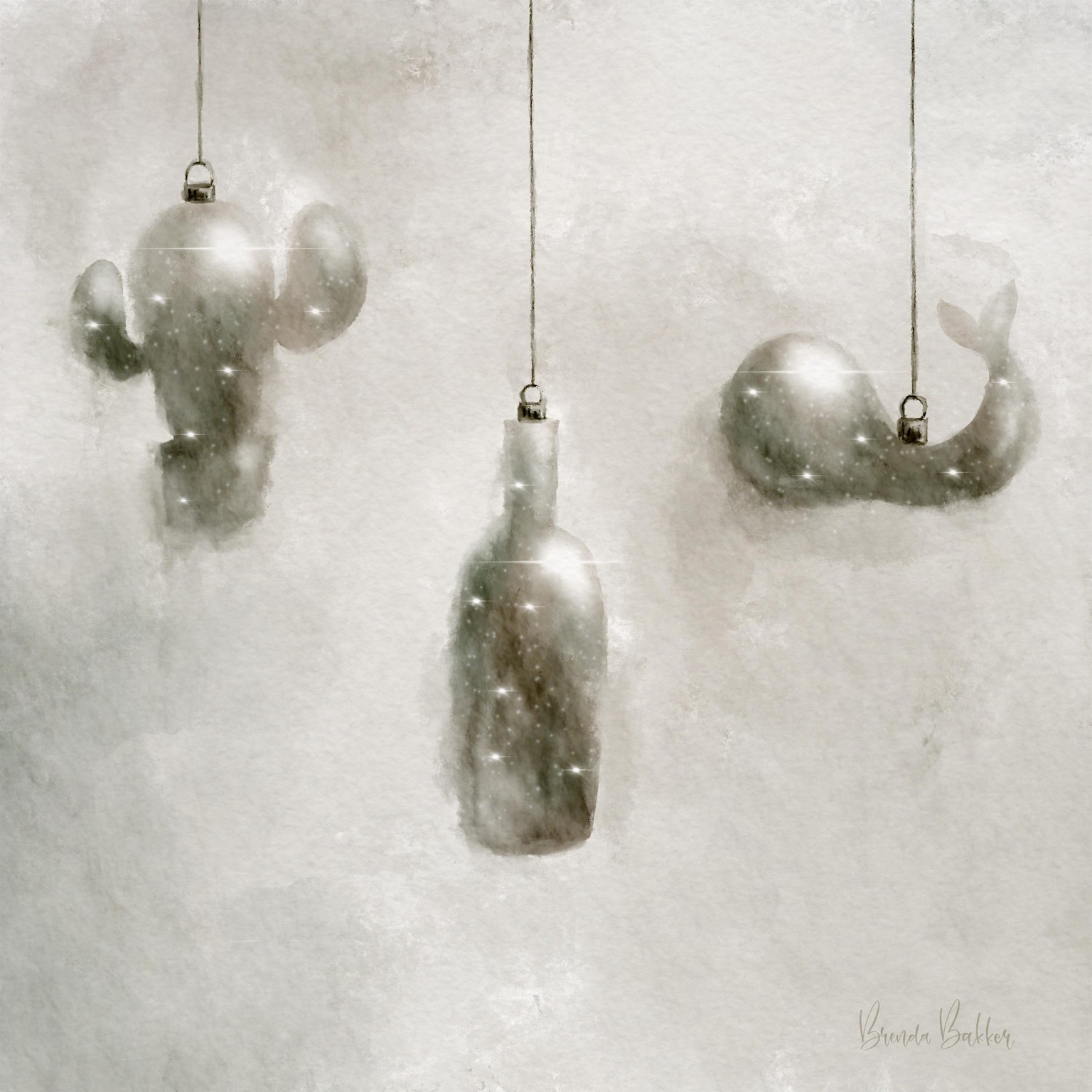My created christmas ornaments - image 1 - student project