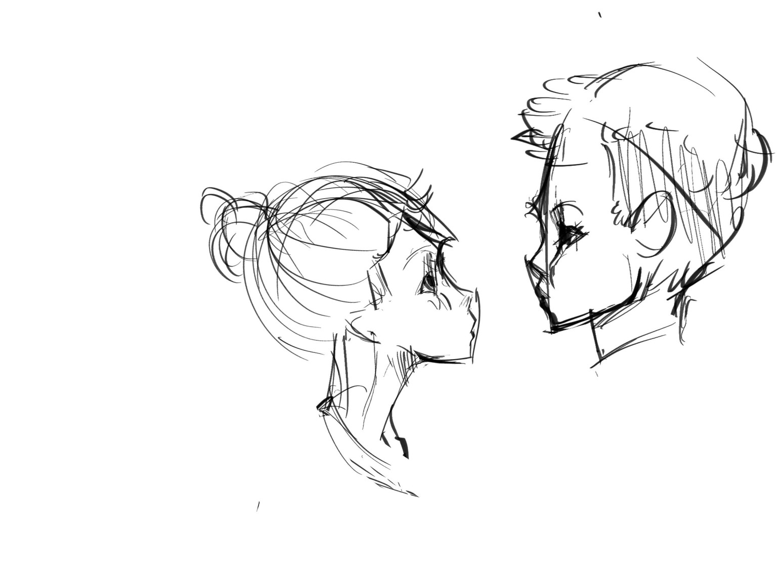 Head sketch - image 1 - student project
