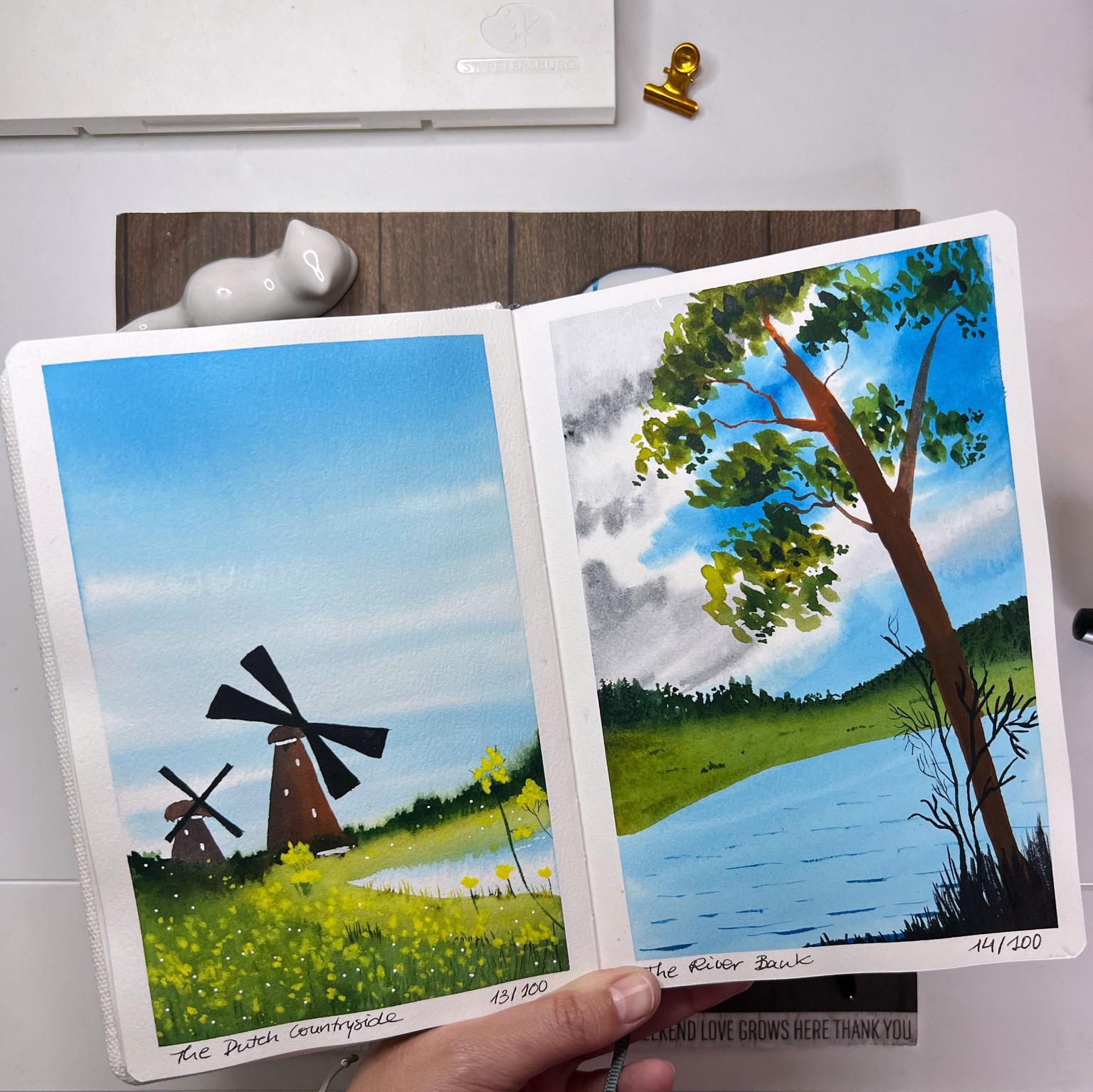 100 Days Watercolor Paradise - image 7 - student project